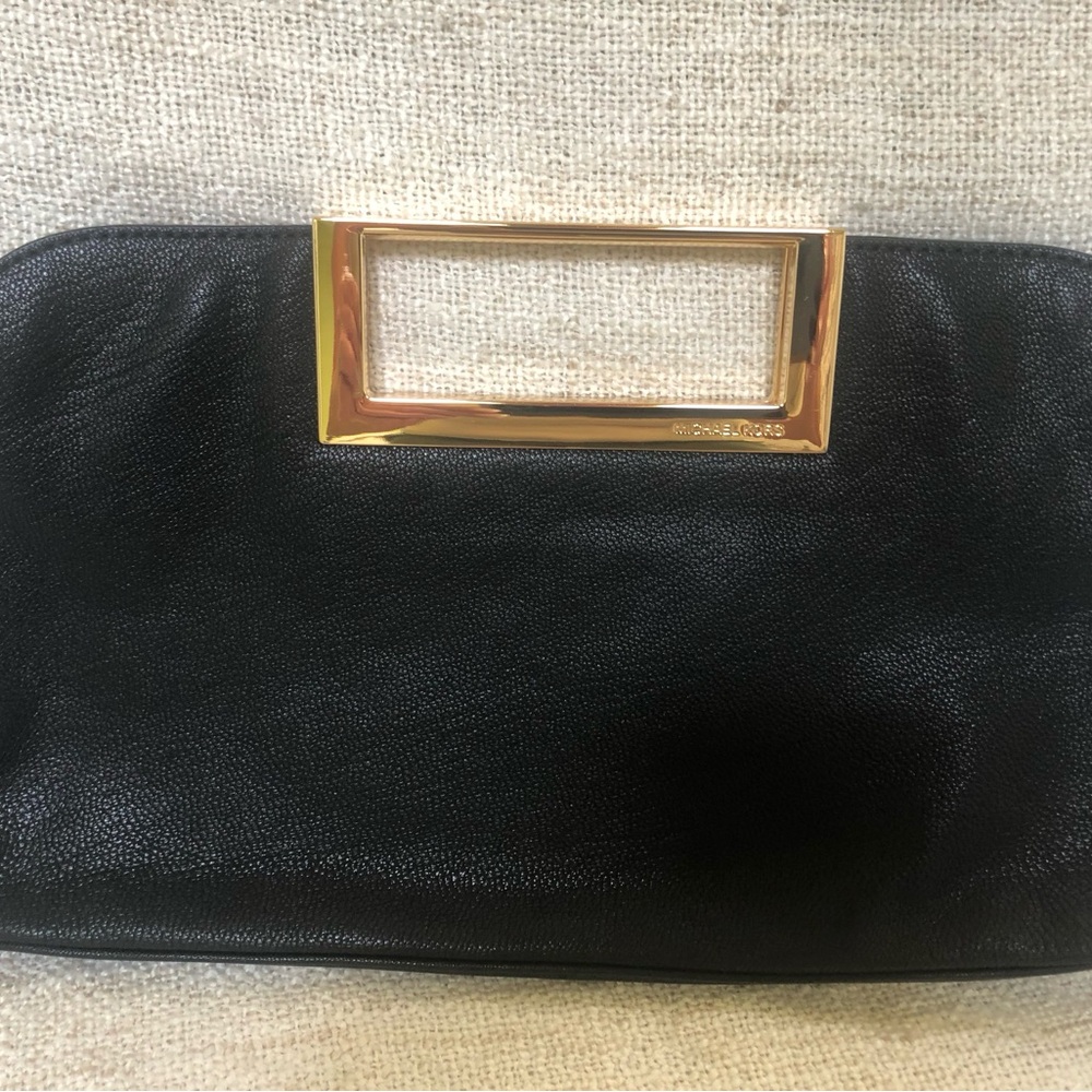 New Michael Kors leather purse bag c/w storage dust bag white fabric drawstrings